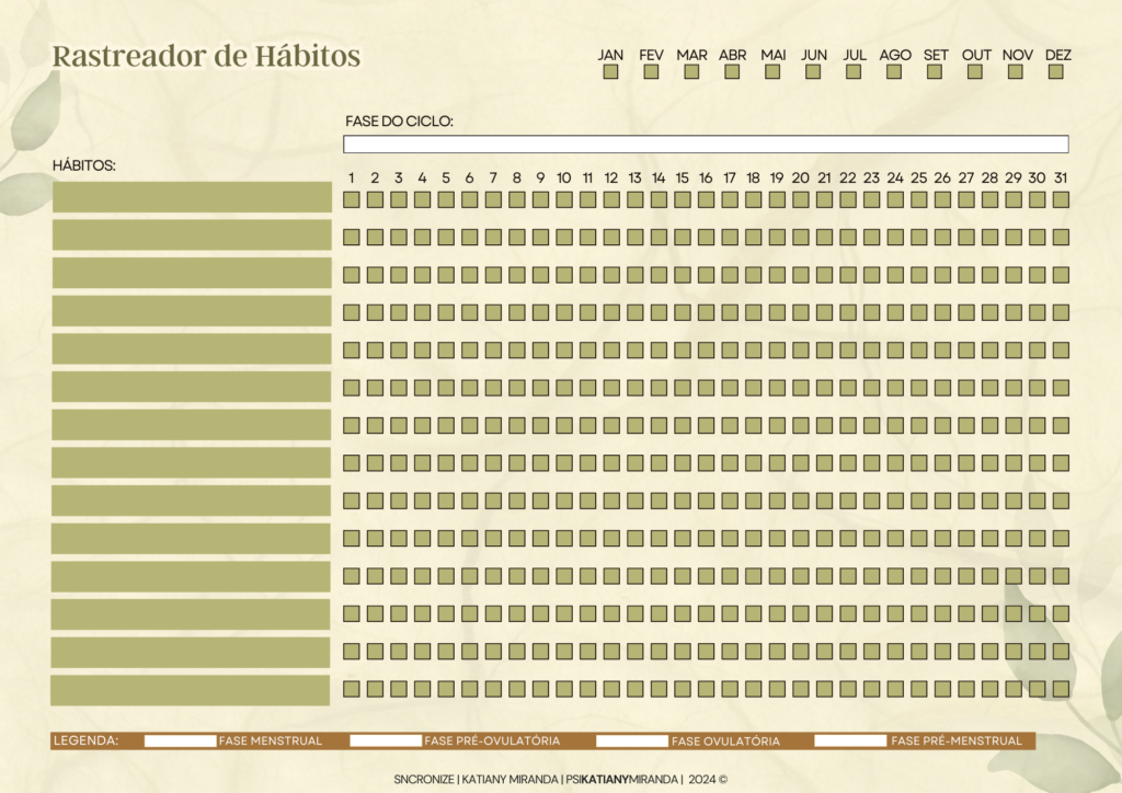 Rastreador de Hábitos